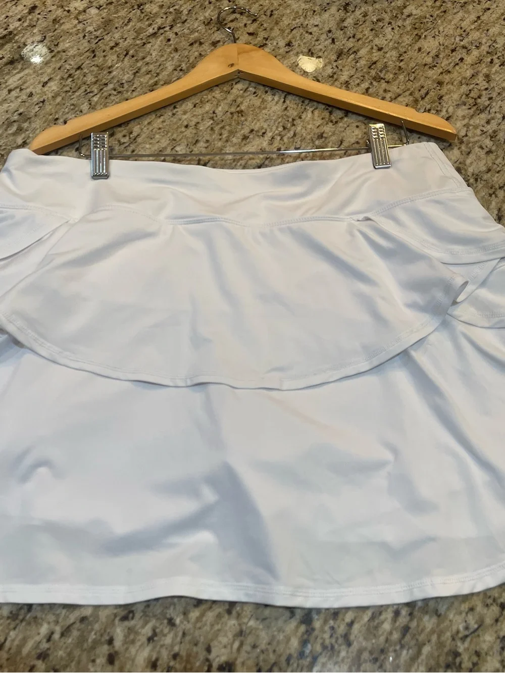 Ideology White Tiered Tennis Skort